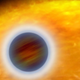 Illustration for article titled Scorching hot new exoplanet has higher temperature than some stars